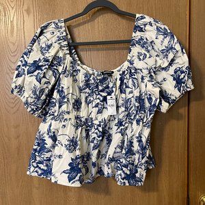NWT Express Short Sleeve Blouse
